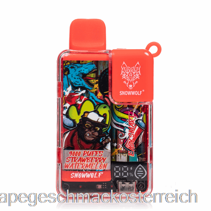 Snowwolf Easy Smart EA9000 Einweg-Erdbeer-Wassermelonen-Vape-Geschmack